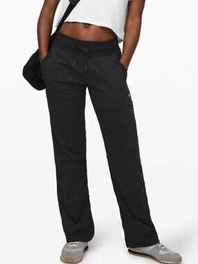 Black Lululemon Dance Studio Pant Lined Size 6